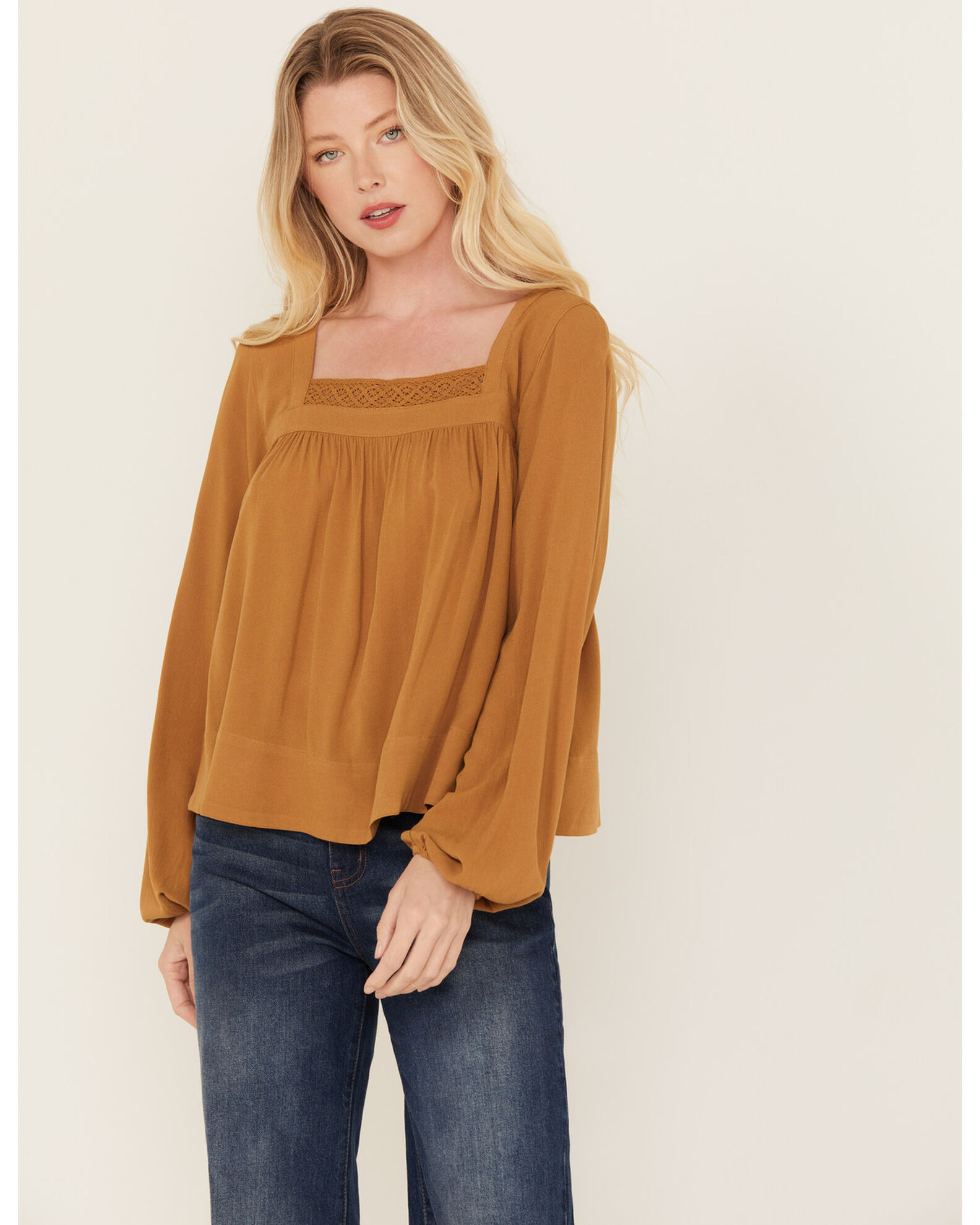 Long sleeve flowy top new arrivals