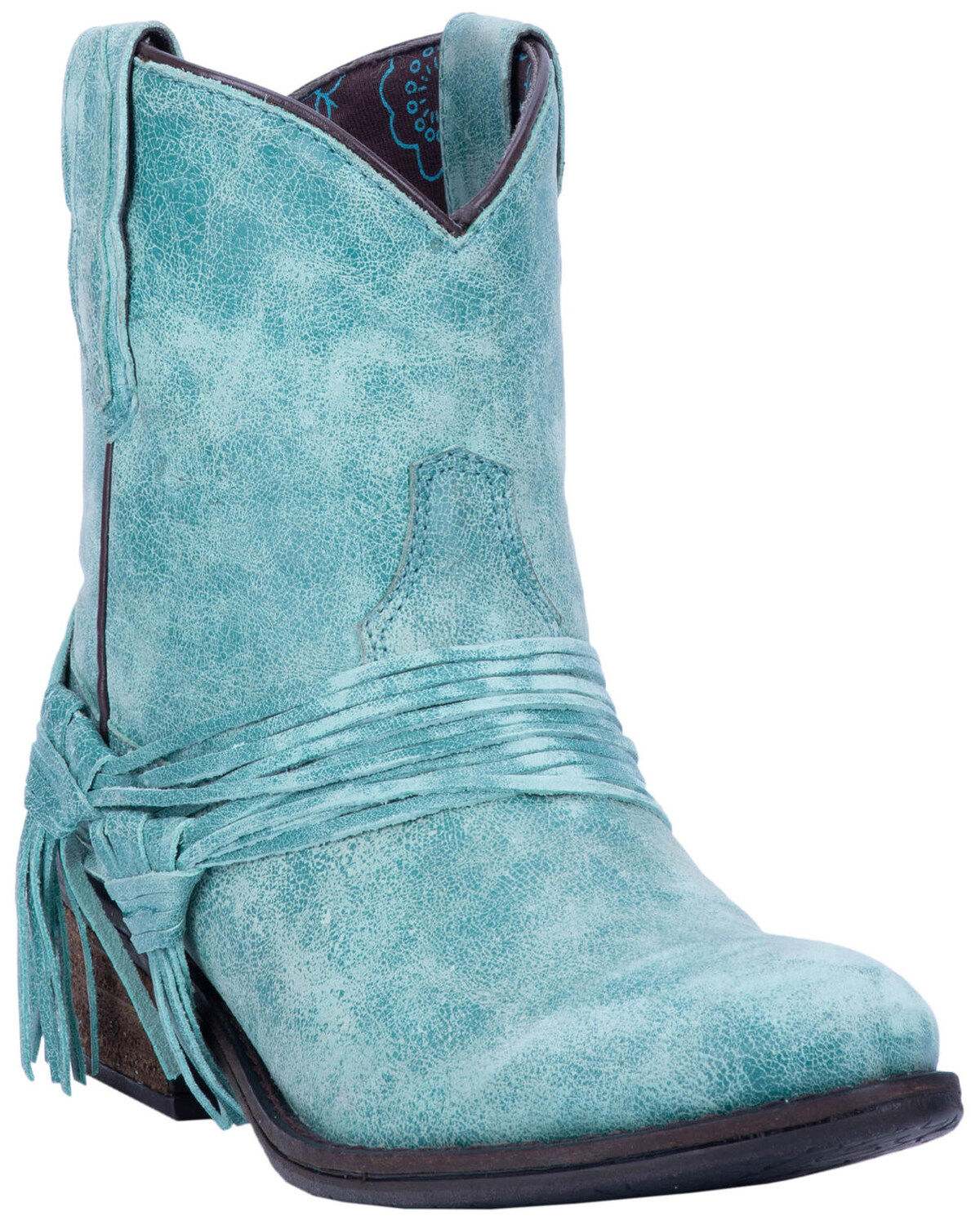 turquoise fringe cowboy boots