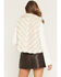 Image #4 - Cripple Creek Women's Faux Fur Microsuede Zip-Up Vest, Cream, hi-res
