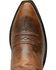 Abilene Women's 11" Tooled Inlay Western Boots, Brown, hi-res
