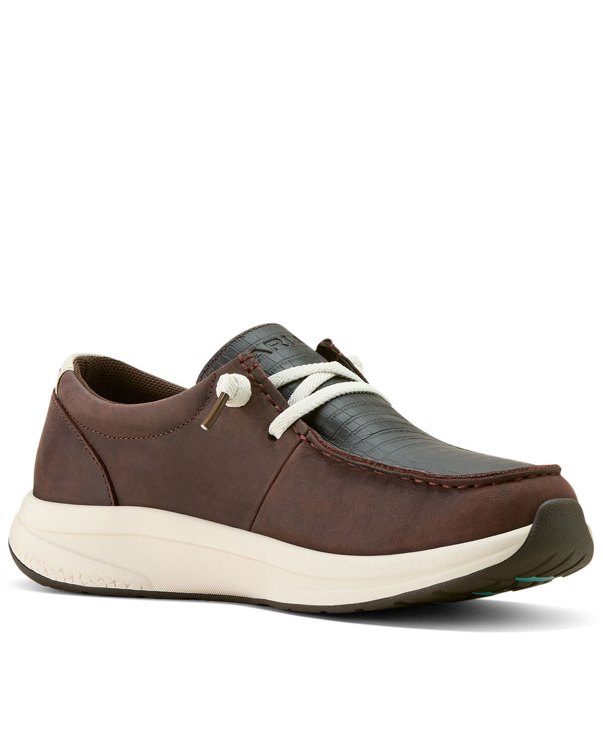 Image #1 - Ariat Women's Buckeye Waterproof Casual Shoes - Moc Toe, Chocolate, hi-res