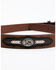 Image #2 - Cody James Men's Praying Cowboy Concho Belt, Brown, hi-res