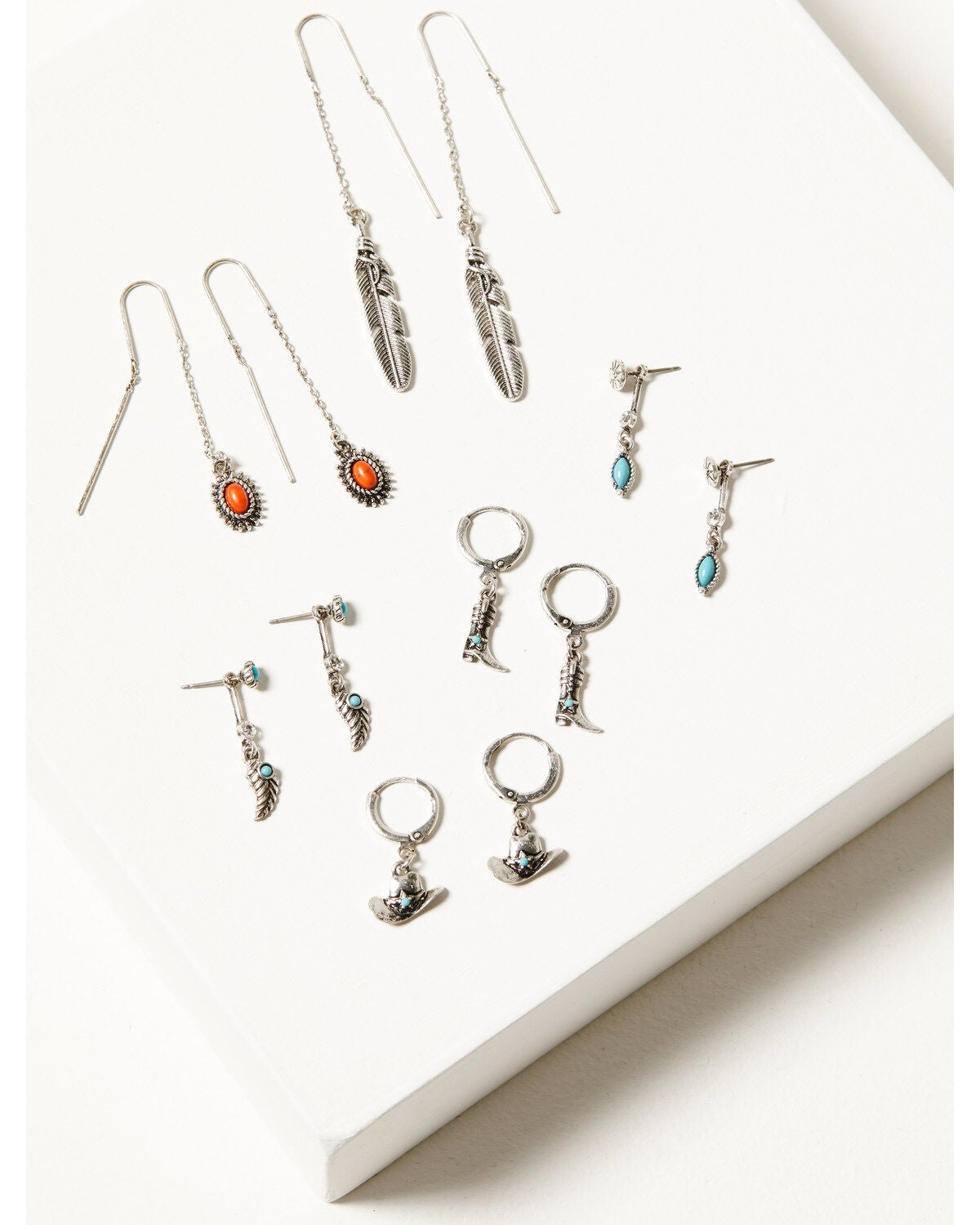 Idyllwind Women's Bellvue Antique Earring Set - 6 Piece, Silver, hi-res
