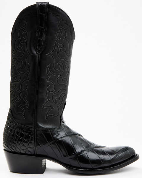 Image #2 - Cody James Men's Exotic American Alligator Western Boots - Medium Toe, Black, hi-res