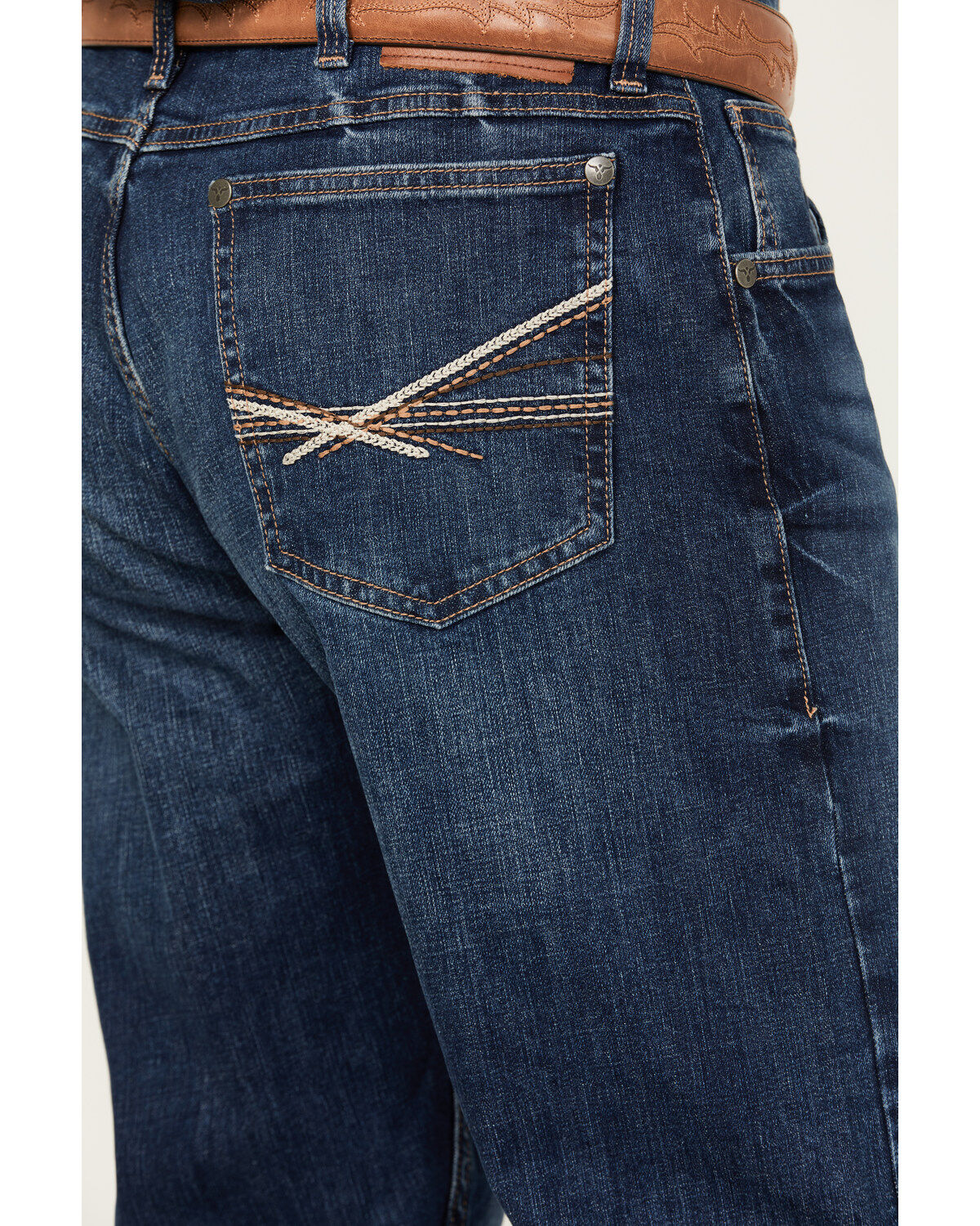 Product Name:  Wrangler Men's 20X Carlson Medium Wash Slim Straight Stretch Denim Jeans