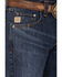 Image #2 - Cinch Men's Carter 2.0 Medium Stonewash Relaxed Bootcut Rigid Denim Jeans, Indigo, hi-res