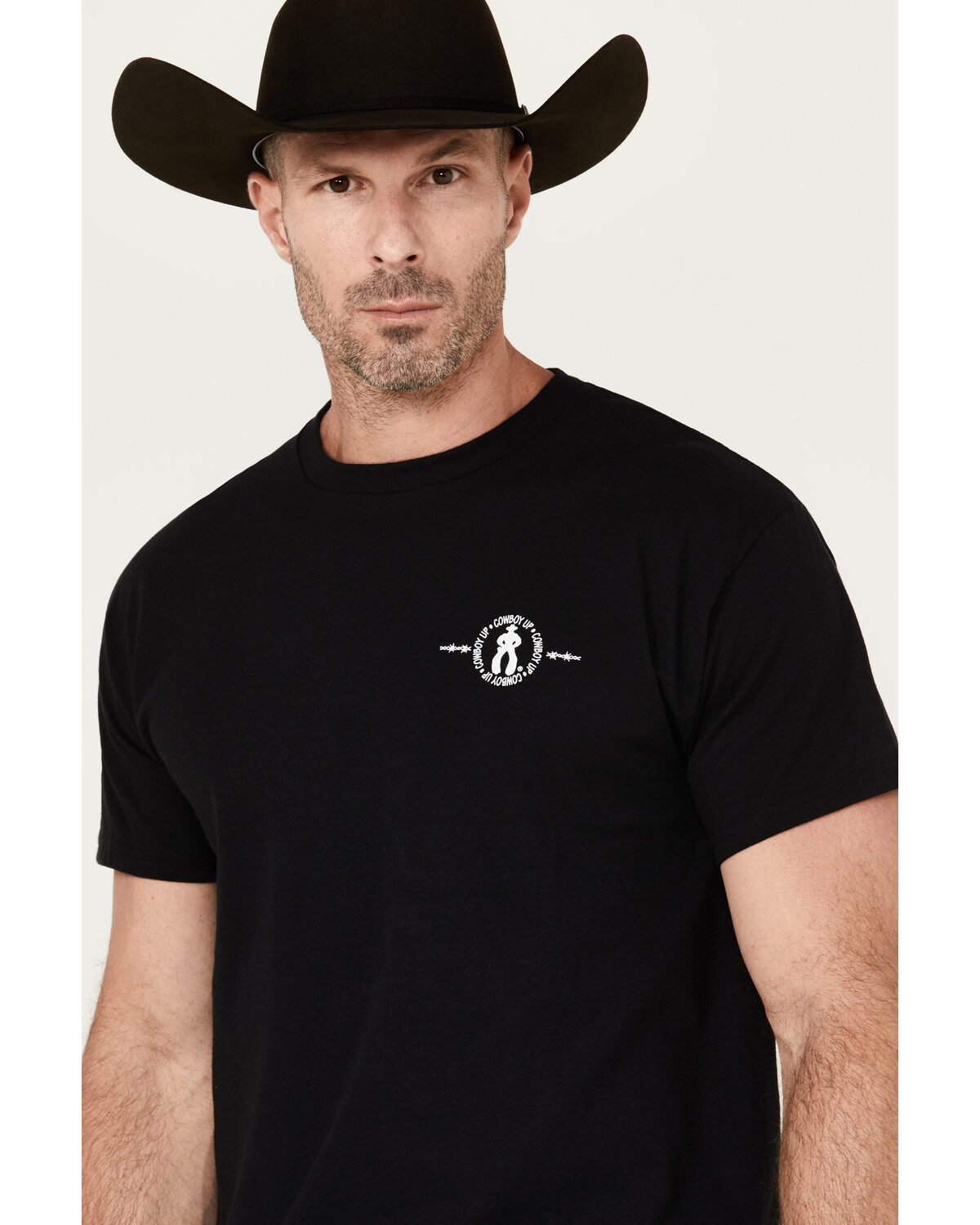 Image #3 - Cowboy Up Men's Step Aside Short Sleeve Graphic T-Shirt, , hi-res