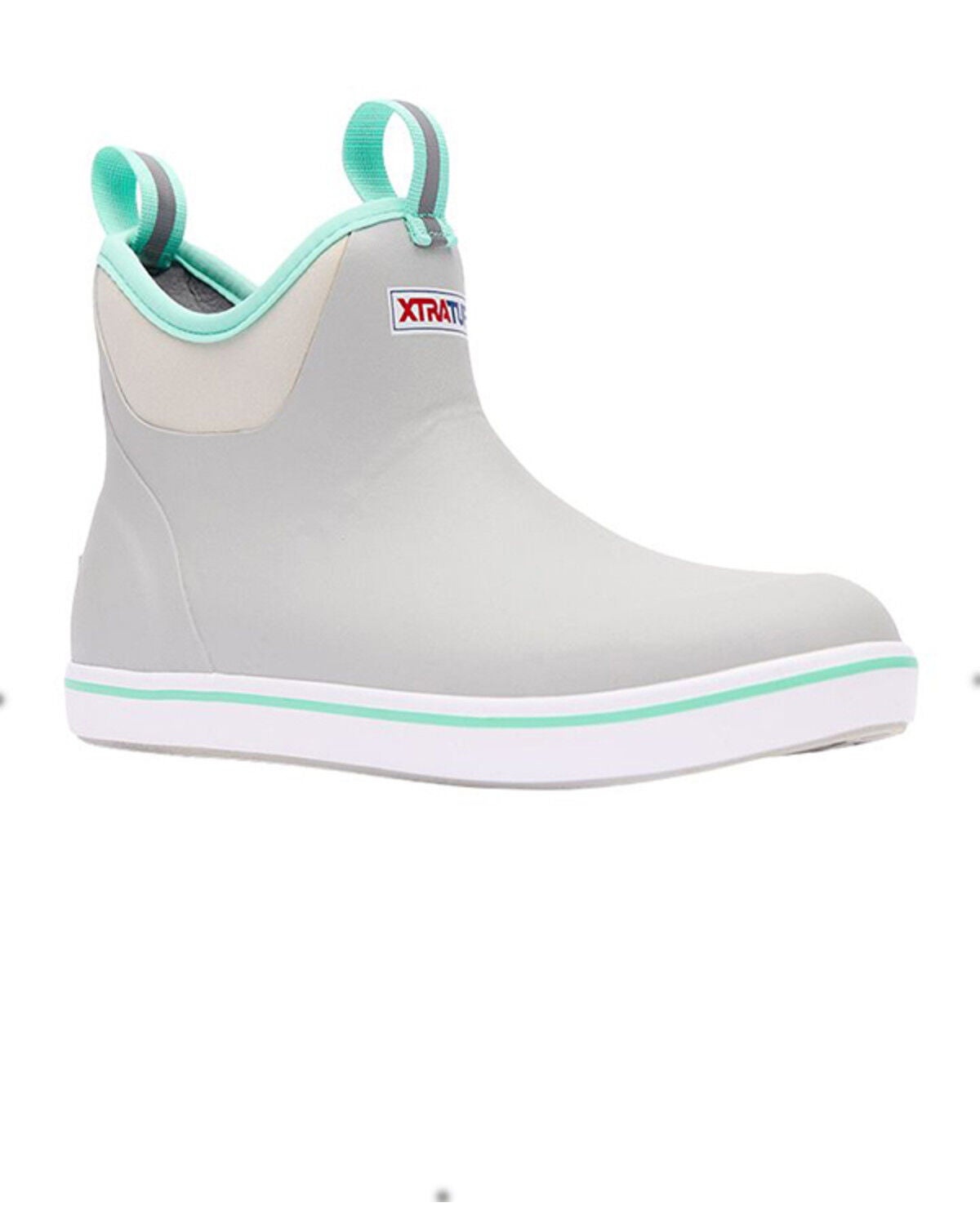 Xtratuf Women's 6" Ankle Deck Boots - Soft Toe, Grey, hi-res