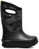 Image #2 - Bogs Boys' Neo Classic Camo Waterproof Boots - Round Toe, Black, hi-res