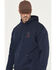 Image #3 - Troll Co Men's DHCM Flagship Hooded Sweatshirt, Navy, hi-res
