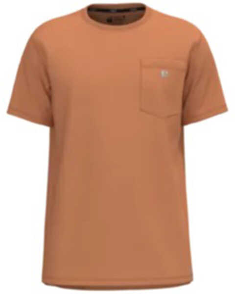 Carhartt Men's Force Midweight Short Sleeve Work Pocket T-Shirt , Orange, hi-res