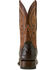 Image #3 - Ariat Men's Callen Exotic Caiman Belly Western Boots - Broad Square Toe, Chocolate, hi-res