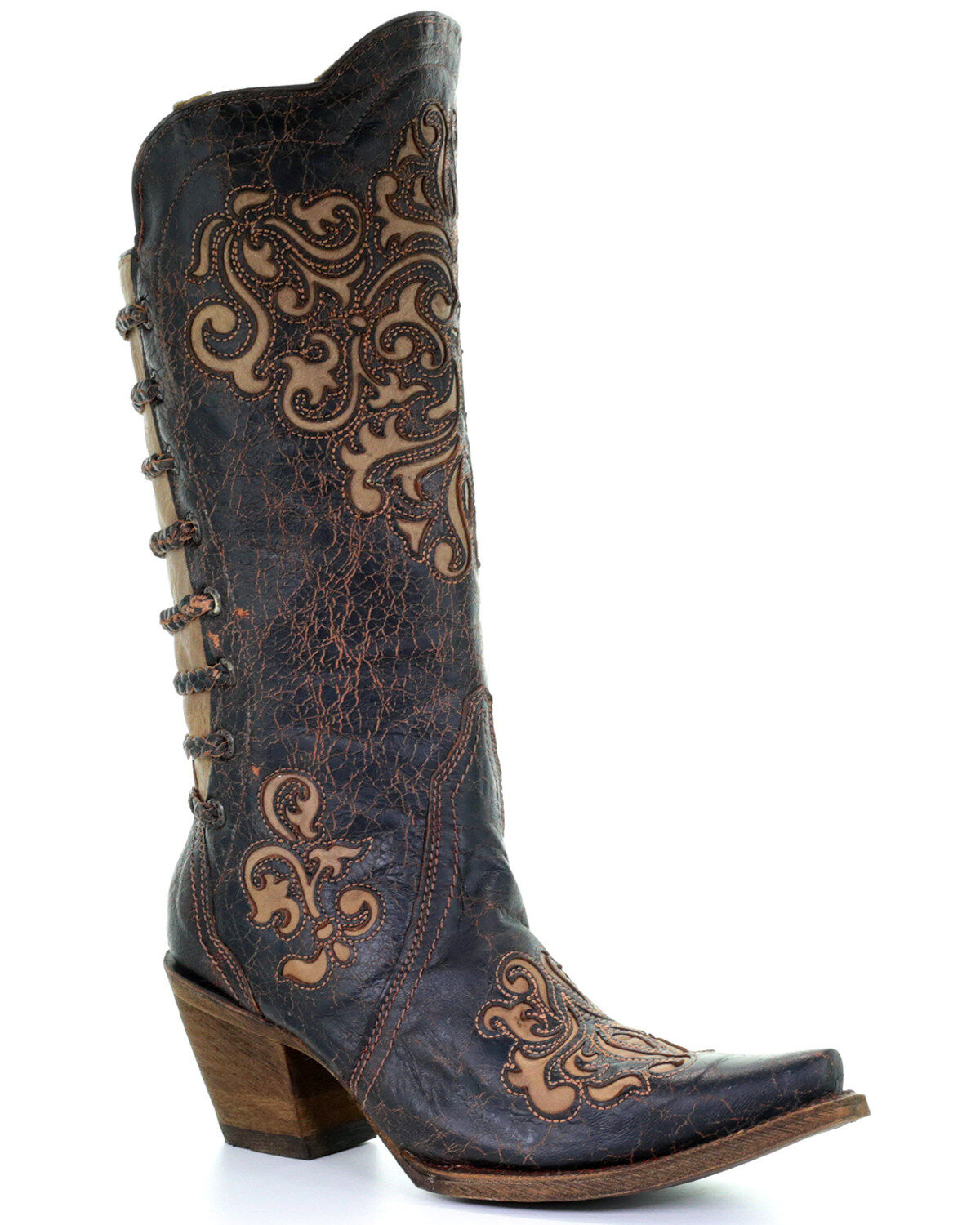 corral tooled leather boots