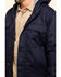 Hawx Men's FR Duck Hooded Storm-Flap Work Jacket - Big , Navy, hi-res