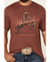 Image #3 - Wrangler Men's Cowboy Short Sleeve Graphic T-Shirt, Burgundy, hi-res