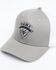 Image #1 - Hawx Men's Ribbon Logo Shield Patch Ball Cap, Grey, hi-res