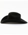 Image #3 - Serratelli Remington 5X Felt Cowboy Hat, Black, hi-res