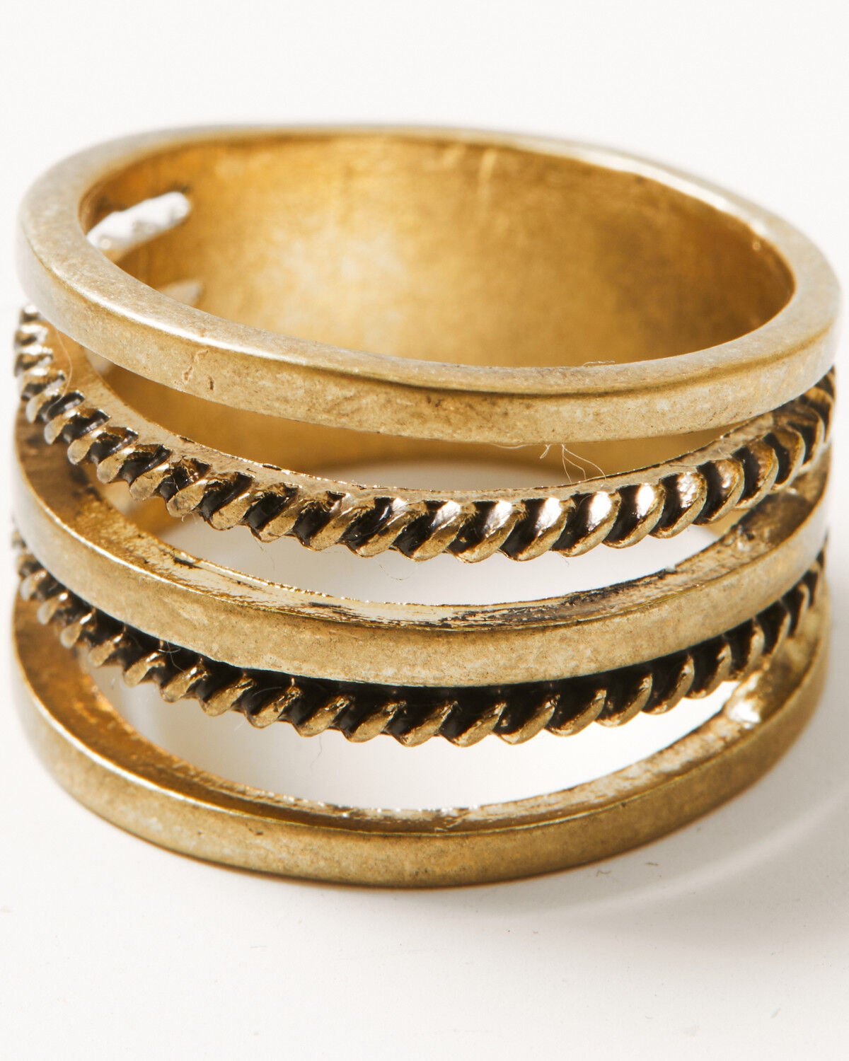 Image #2 - Shyanne Women's Golden Skyland Statement Ring Set - 3 Piece, Gold, hi-res