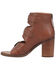 Dingo Women's Ziggy Leather Studded Buckle Sandals , Tan, hi-res