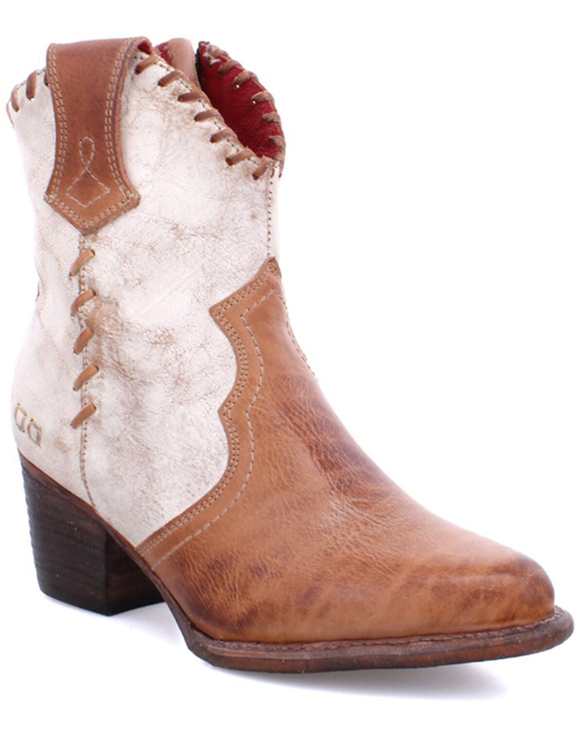 Bed Stu Women's Baila II Boots - Round Toe, Tan, hi-res