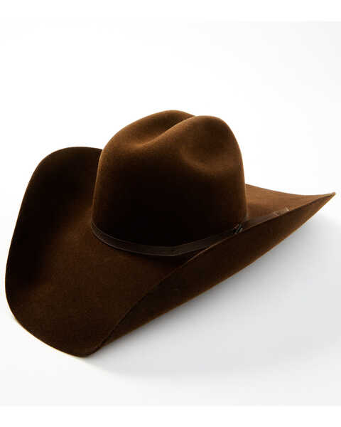 Serratelli 4X Felt Cowboy Hat, Chocolate, hi-res