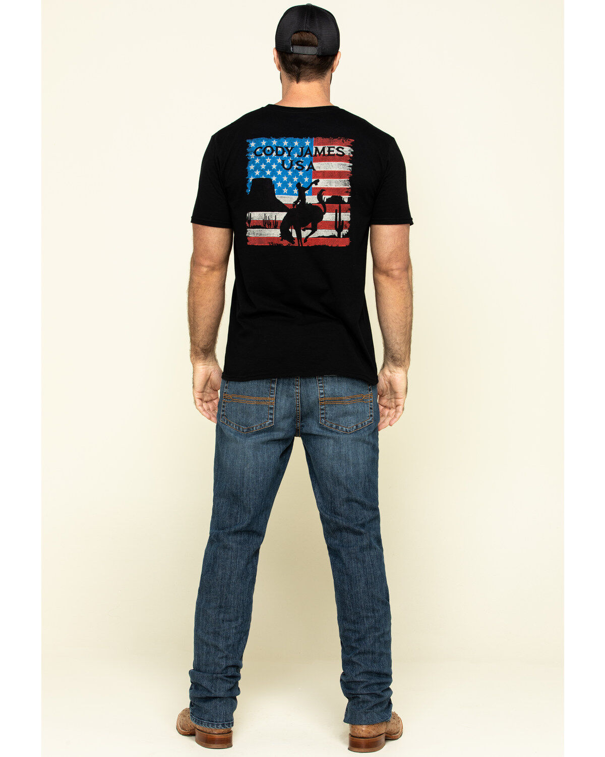 Image #5 - Cody James Men's Equalizer Medium Wash Slim Straight Stretch Denim Jeans, Blue, hi-res