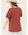 Image #4 - Wrangler Women's Giddy Up Short Sleeve Oversized Graphic Tee, Rust Copper, hi-res