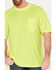 Hawx Men's High-Visibility Short Sleeve Work Shirt, Yellow, hi-res