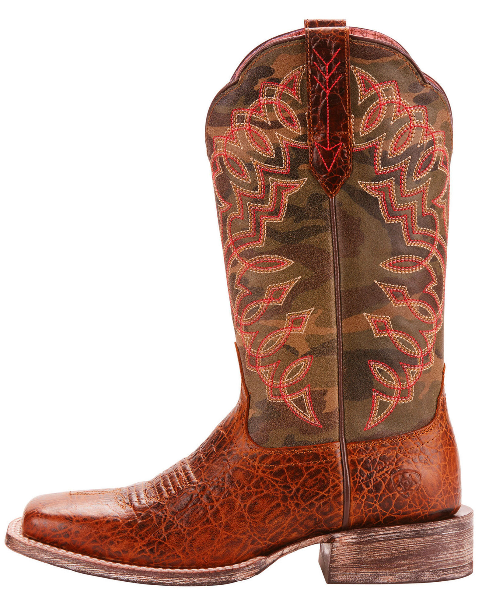 Ariat Women s Circuit Cisco Weathered Desert Camo Cowgirl Boots Square Toe Boot Barn