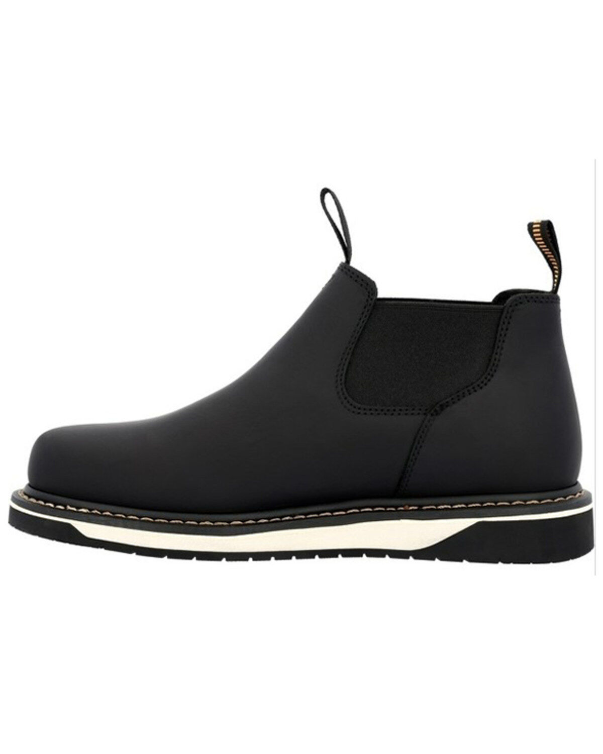 Image #3 - Georgia Boot Men's AMP LT Wedge Chelsea Romeo Work Boot - Round Toe, , hi-res