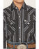Image #3 - Ely Walker Boys' Striped Long Sleeve Pearl Snap Western Shirt, Black, hi-res