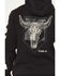 Image #4 - RANK 45® Men's Logo Flank Embroidered Hooded Sweatshirt, Black, hi-res
