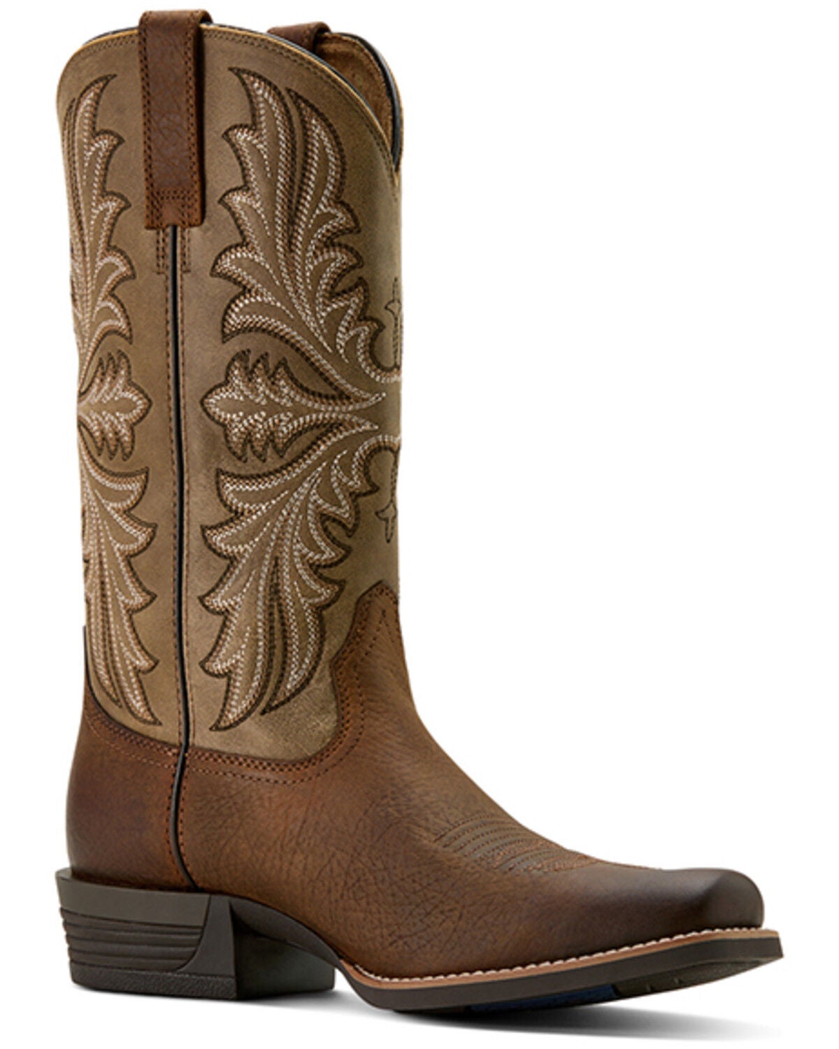 Ariat Men's Hustler Performance Western Boots - Square Toe, Brown, hi-res