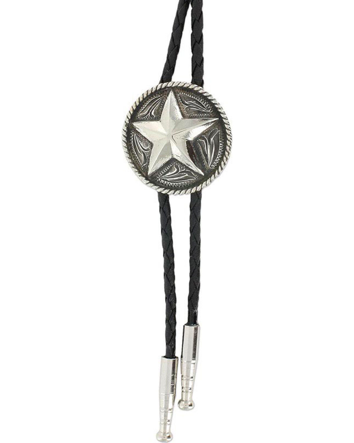 Image #2 - Cody James® Men's Sheriff Star Bolo Tie, Silver, hi-res