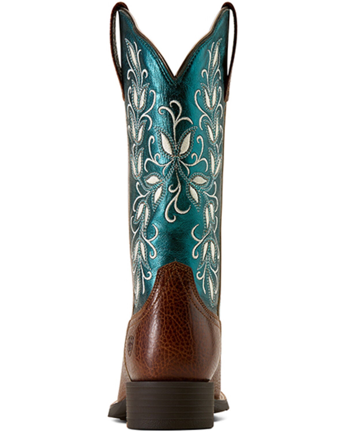 Image #4 - Ariat Women's Round Up Holly Performance Western Boots - Broad Square Toe, Brown, hi-res