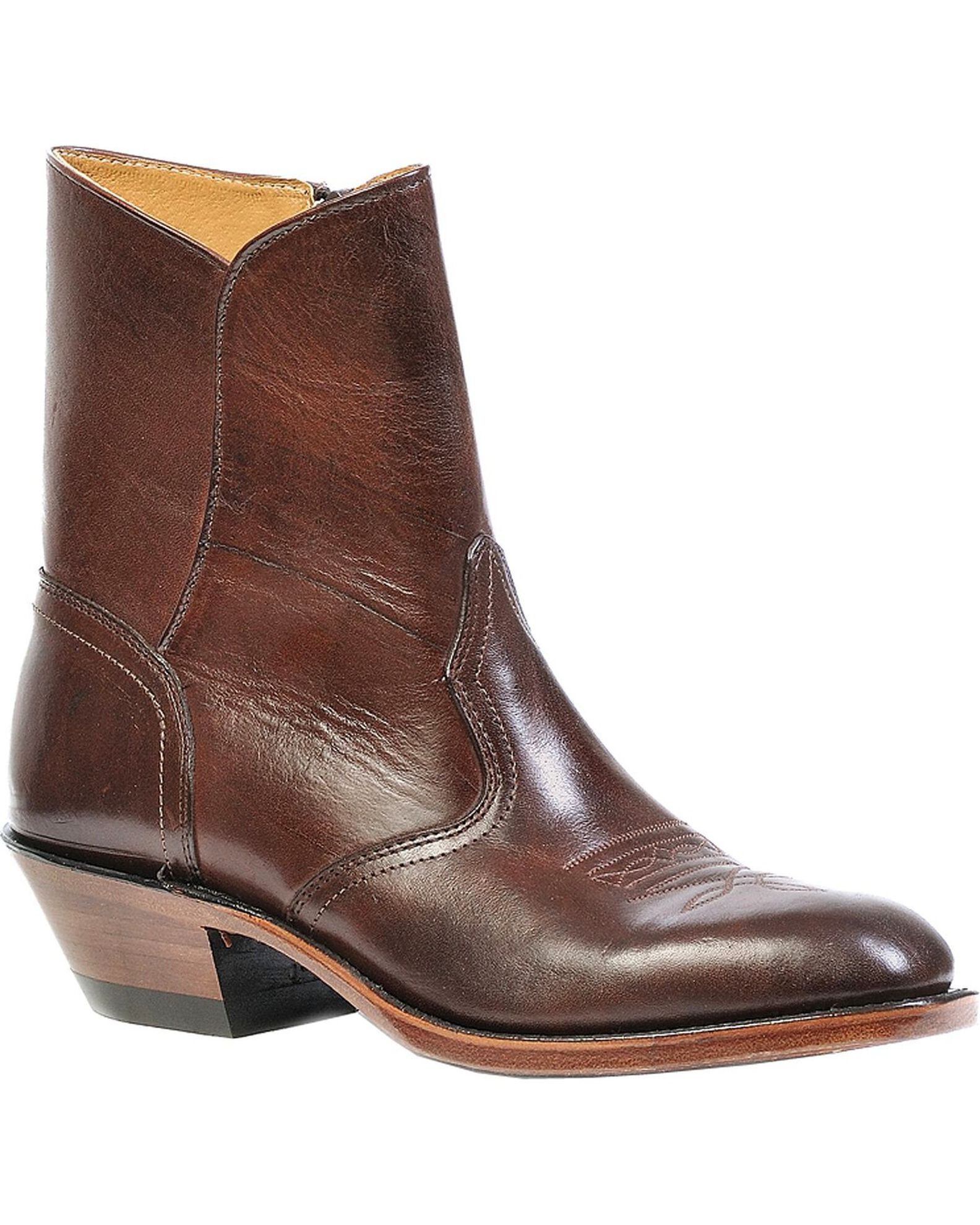 Boulet Men s Western Dress Side Zip Western Boots Round Toe Boot Barn