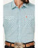 Image #3 - Rodeo Clothing Men's Boot Barn Exclusive Medallion Print Short Sleeve Pearl Snap Western Shirt, Teal, hi-res