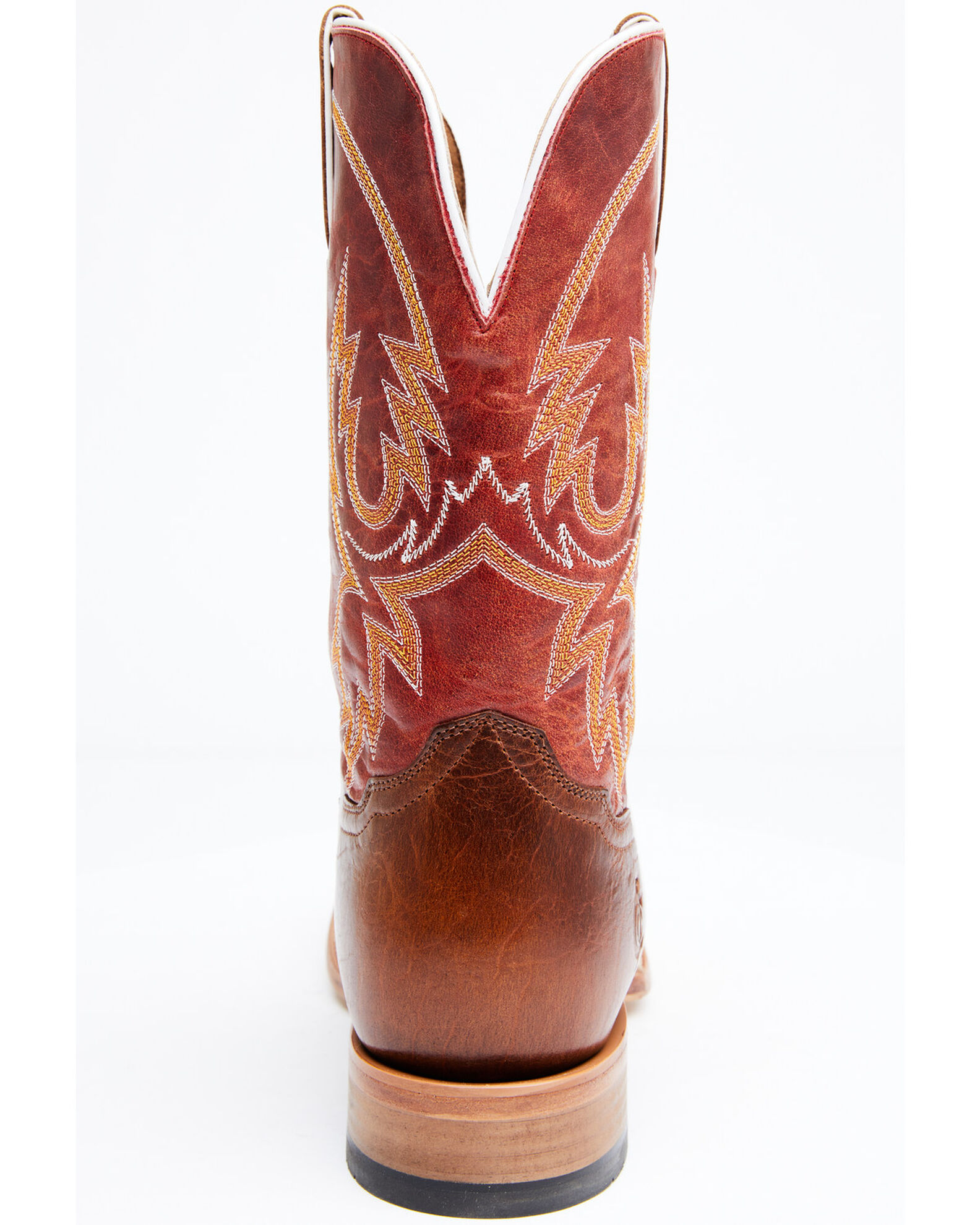 Image #5 - Cody James Men's Camden Western Boots - Broad Square Toe, Red, hi-res