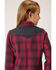 Image #2 - Roper Girls' Red Plaid Horseshoe Long Sleeve Western Shirt, , hi-res