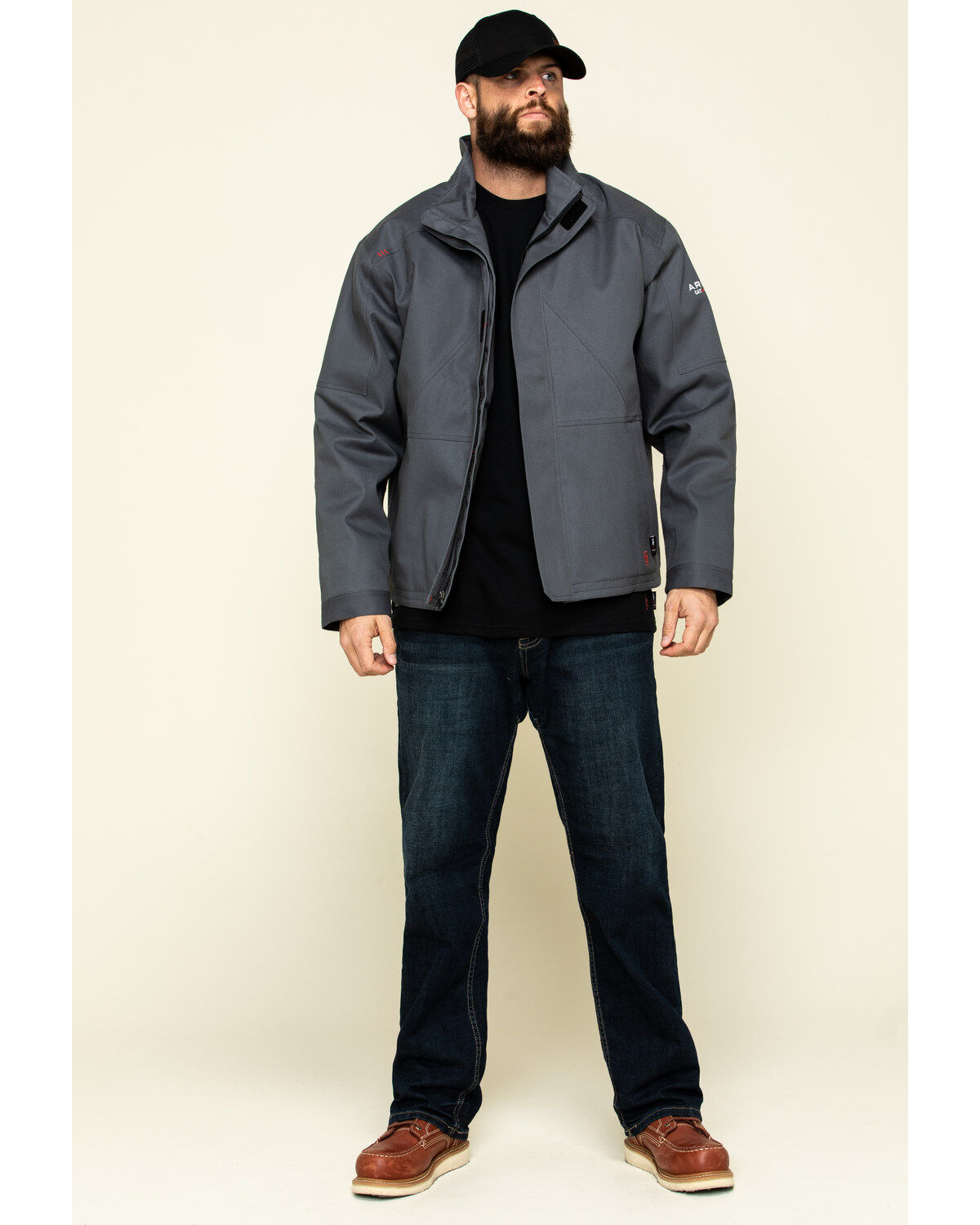 Image #6 - Ariat Men's Iron Grey FR Max Move Insulated Waterproof Work Jacket, , hi-res