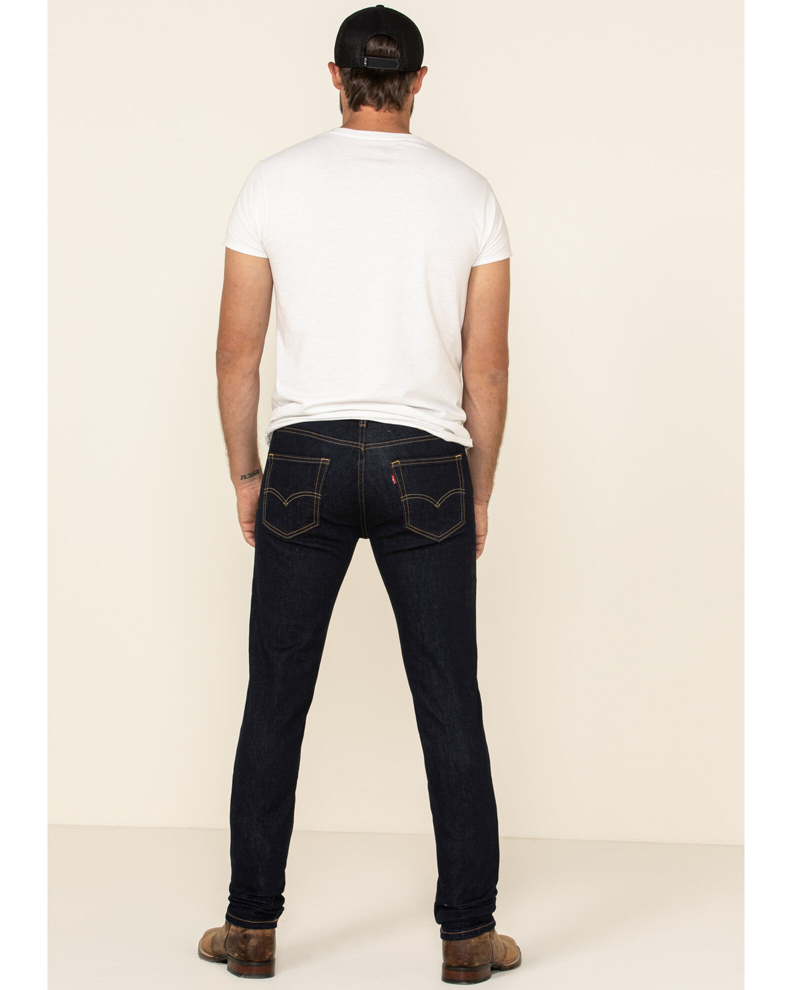 Image #5 - Levi's Men's 511 Dark Hollow Stretch Slim Fit Jeans, Indigo, hi-res