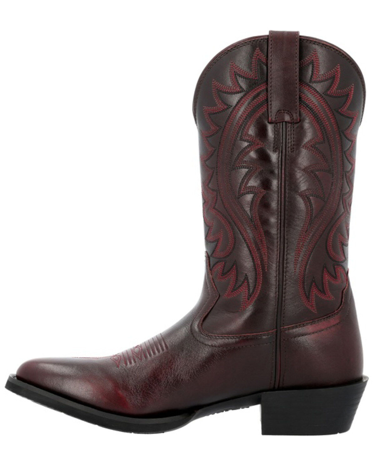 Image #3 - Durango Men's Shyloh Western Boots - Round Toe, Burgundy, hi-res