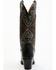Dan Post Women's Atomic Vintage Embroidered Tall Western Boots - Snip Toe, Black, hi-res