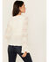 Image #4 - Shyanne Women's Lace Long Sleeve Button-Down Shirt, Off White, hi-res