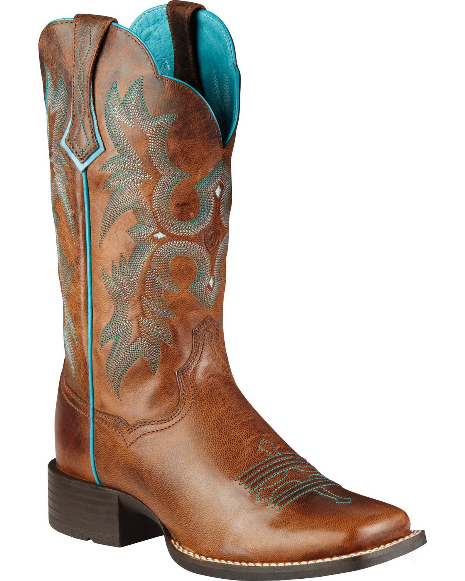 Ariat square toe womens boots discount