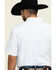 Cody James Core Men's Weekend Warrior Striped Short Sleeve Western Shirt , White, hi-res