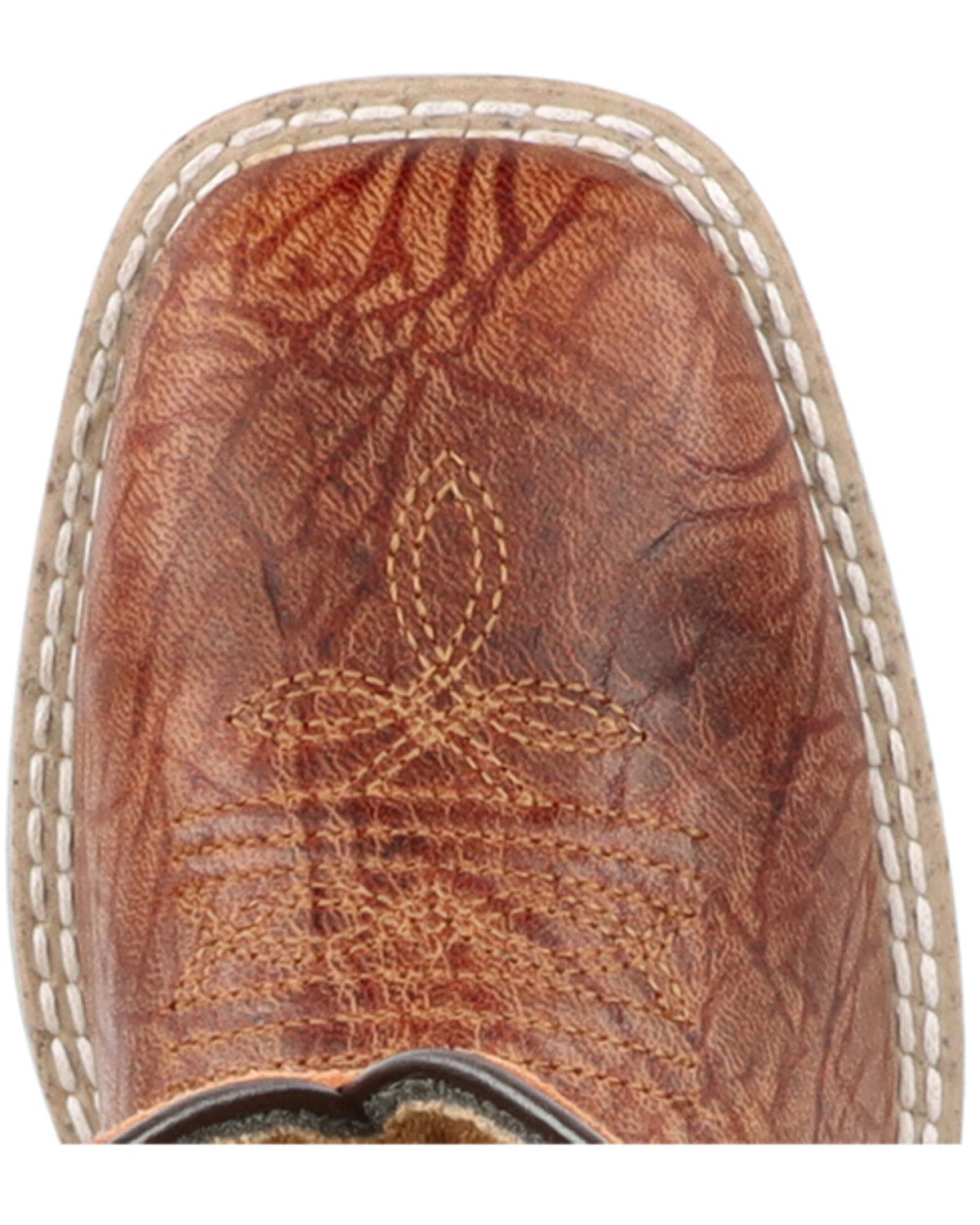 Image #6 - Smoky Mountain Little Boys' Presley Western Boots - Broad Square Toe, Cognac, hi-res