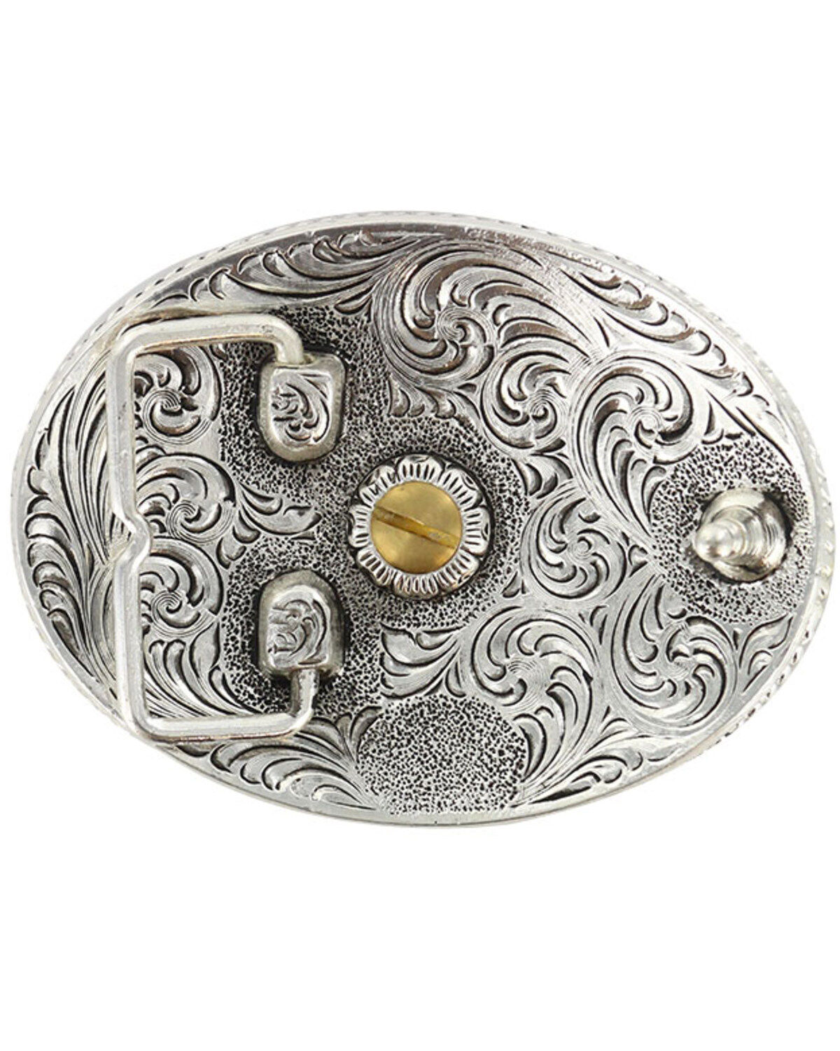 Image #2 - Cody James® Oval Dual-Tone Colorado Buckle, Multi, hi-res