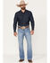 Image #1 - Cody James Men's Dash Wash Duke Relaxed Bootcut Stretch Denim Jeans, Light Medium Wash, hi-res
