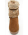 Image #3 - Minnetonka Women's Everett Suede Fur Boots - Round Toe, , hi-res